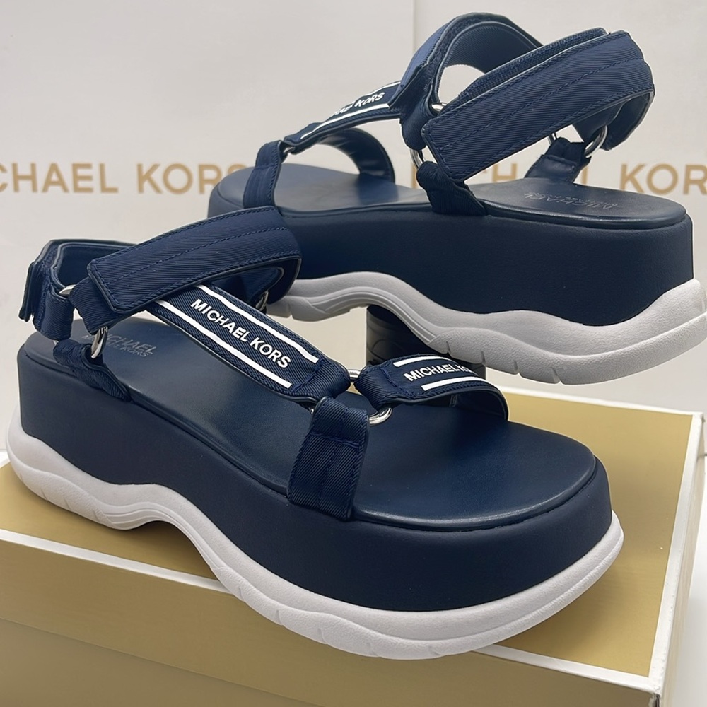 MICHAEL KORS Katrina Nylon Sport Platform Sandal
Navy
New - Picture 9 of 16
